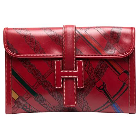 hermes red clutch|hermes jige clutch price.